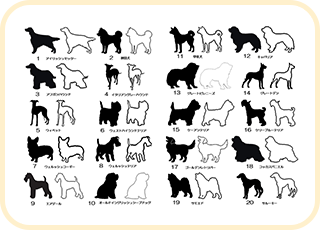 シルエット・イラストサンプル